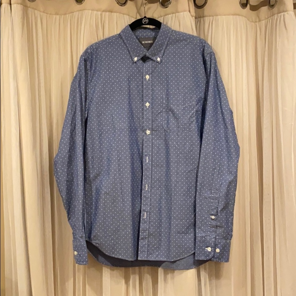 NWOT men’s Bonobos button down long sleeved shirt